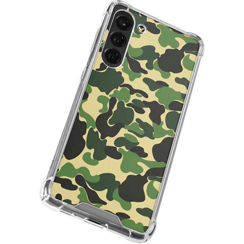 Green Street Camo Galaxy S24 FE Clear Case